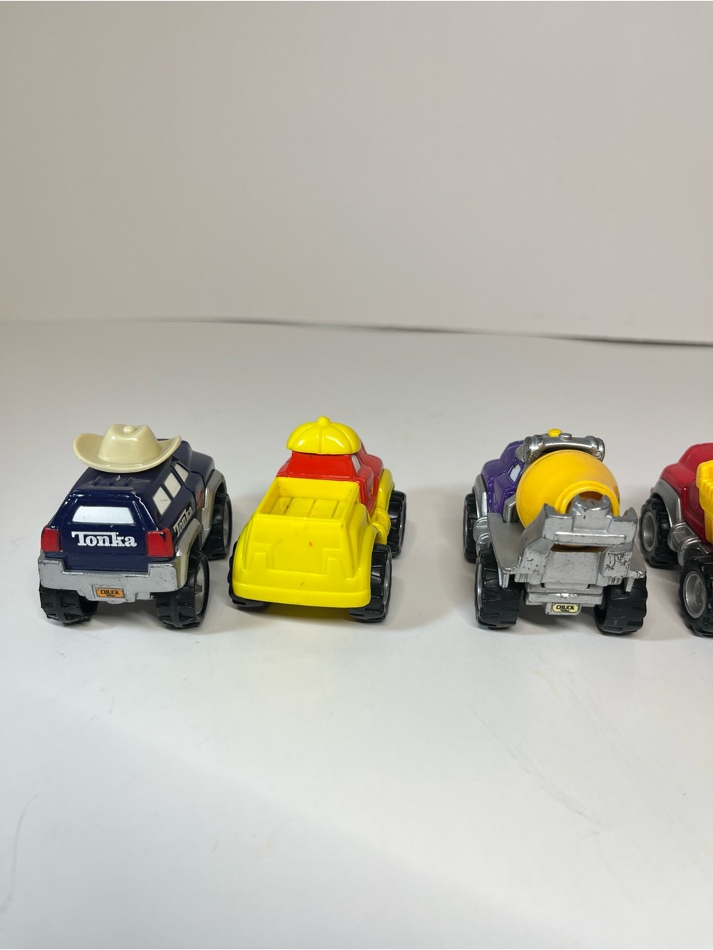 Vintage 2000 / 2001 Tonka Maisto Lot Lil Chuck & Friends Trucks Cowboy Cement - Picture 10 of 16